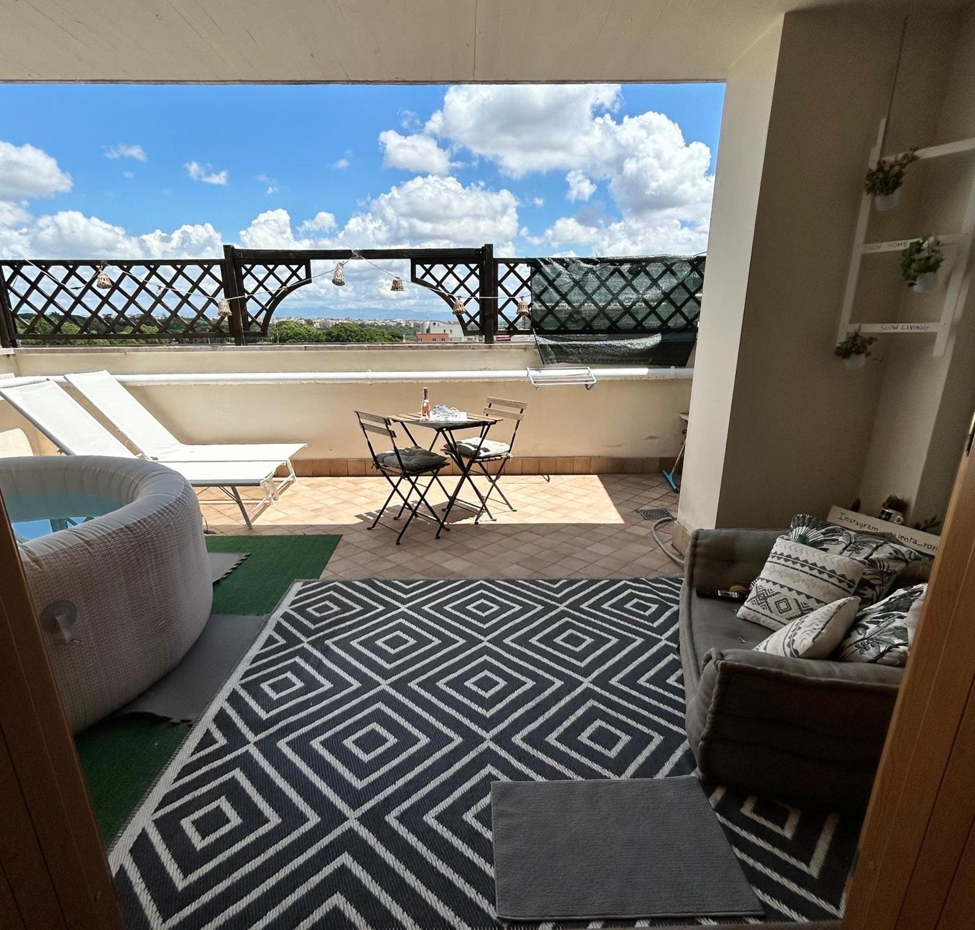 Vita Lenta Terrazza Roma Garbatella Exterior foto